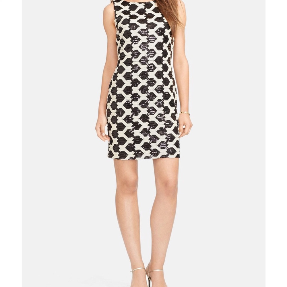 NWT Lauren [Ralph Lauren] Evening Blk & Wt Sz 10